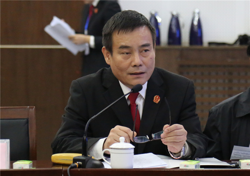 省法院张立勇院长到二七区法院调研